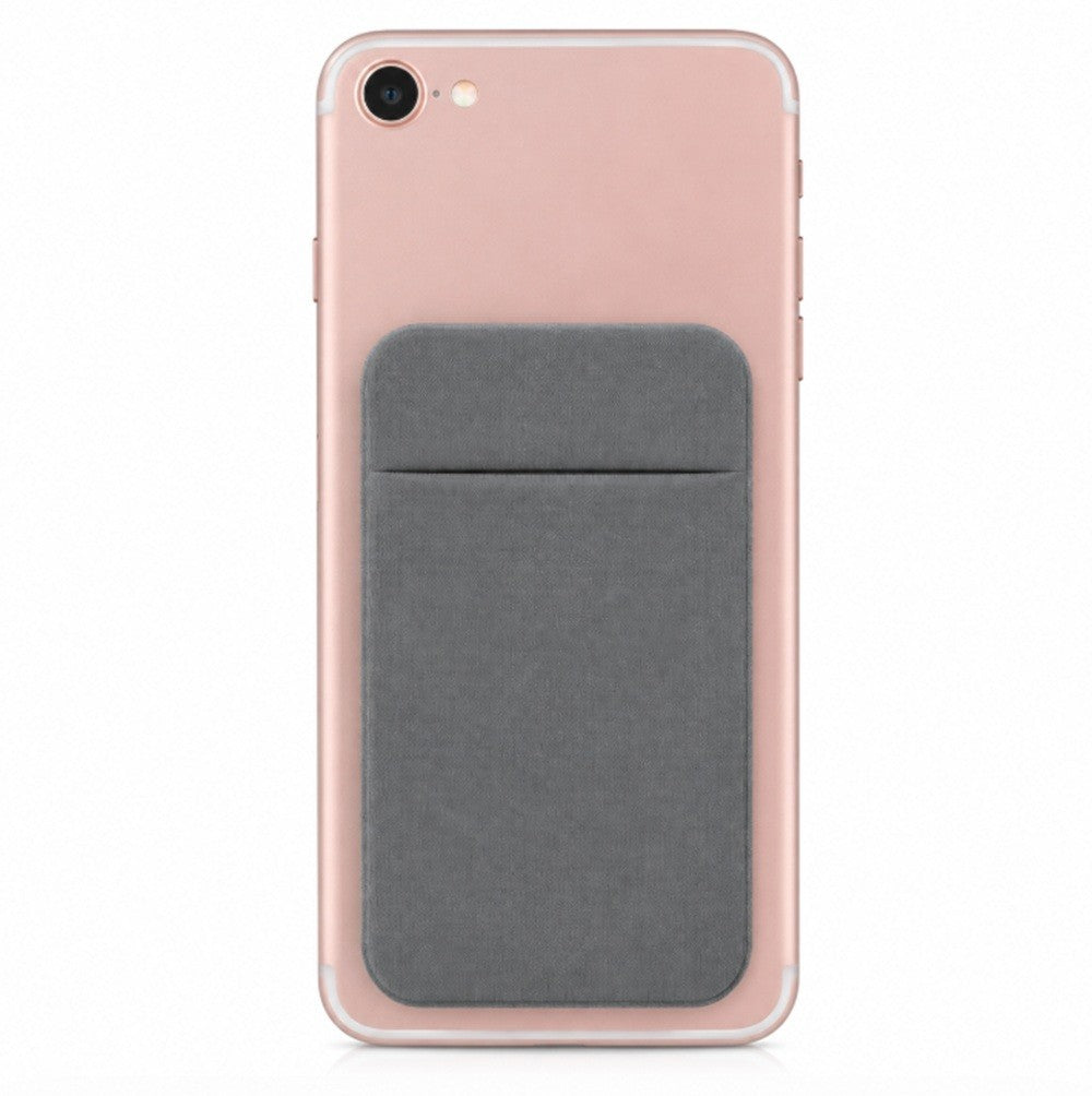 Stick on Phone Wallet Card Holder Slim Adhesive Pocket for Iphone Smart Phone
