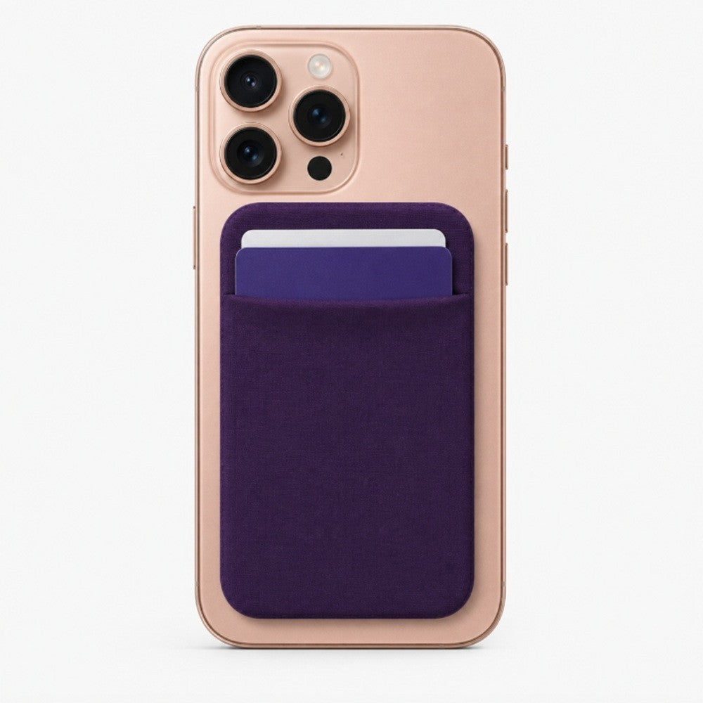 Stick on Phone Wallet Card Holder Slim Adhesive Pocket for Iphone Smart Phone