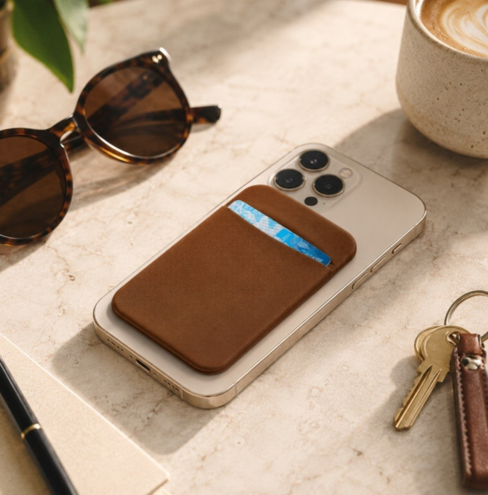 Stick on Phone Wallet Card Holder Slim Adhesive Pocket for Iphone Smart Phone