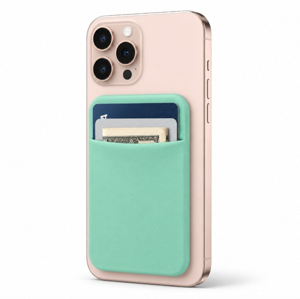 Stick on Phone Wallet Card Holder Slim Adhesive Pocket for Iphone Smart Phone