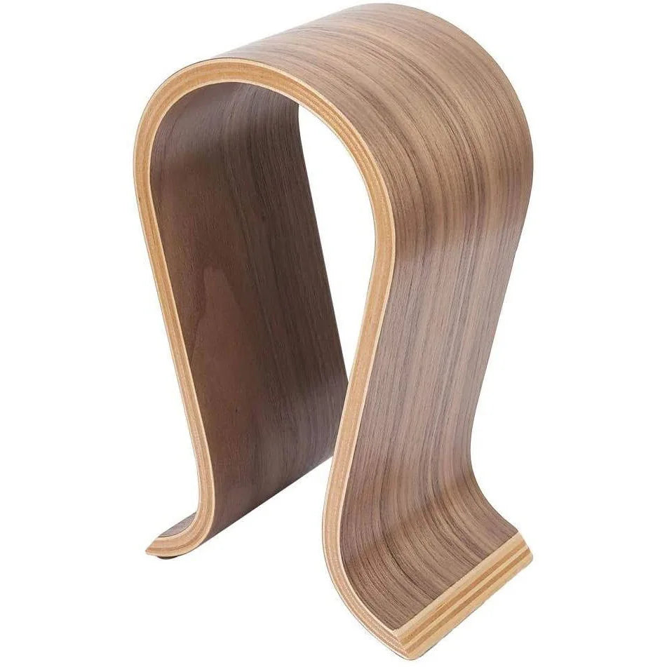 Wooden Headphone Stand and Display Rack for On-Ear Headphones