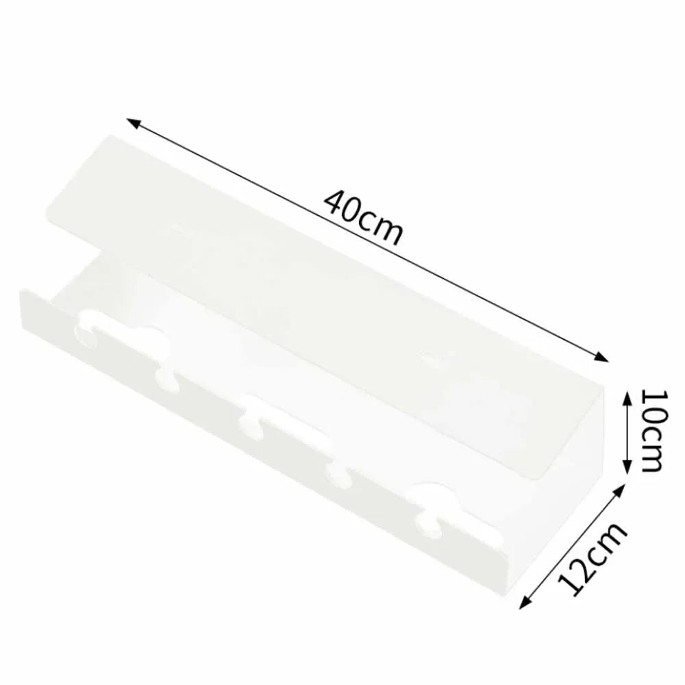 Under-Desk Cable Management Tray – 3-Pack with Cable Ties