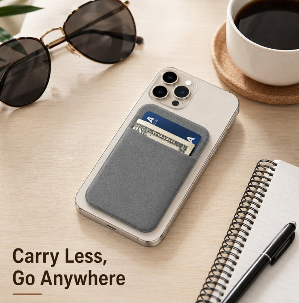 Stick on Phone Wallet Card Holder Slim Adhesive Pocket for Iphone Smart Phone