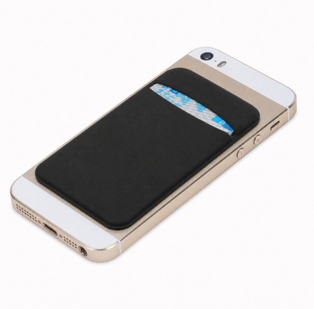 Stick on Phone Wallet Card Holder Slim Adhesive Pocket for Iphone Smart Phone
