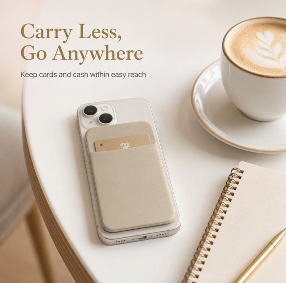 Stick on Phone Wallet Card Holder Slim Adhesive Pocket for Iphone Smart Phone