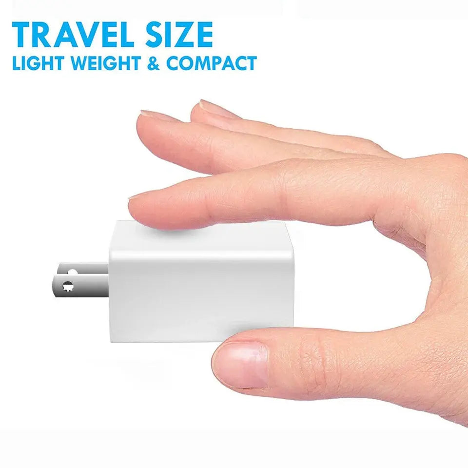 2-Pack 35W USB Type-C Smart Wall Charger Set with 30W PD Cable - Portable Plug Adapter for Iphone 15/16/17, Macbook, Ipad, Mobile Cellphone, Galaxy, Android Tablet - Fast Charging, Protection, Stable Connection