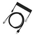 USB-C Gaming Cable High Speed，Usb-C Cable for Gaming Keyboard Coiled Aviator Cable for Mechanical Keyboard, USB-C Detachable Braided Cable, 8K Fast Response for Gaming Desk Setup