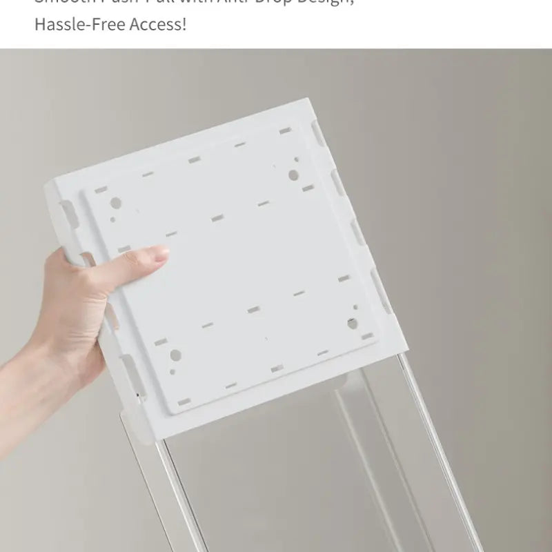 Under Desk Storage Box Self Adhesive No Drill Hidden Office Accessory Desk Accessories Organizer for Office Home