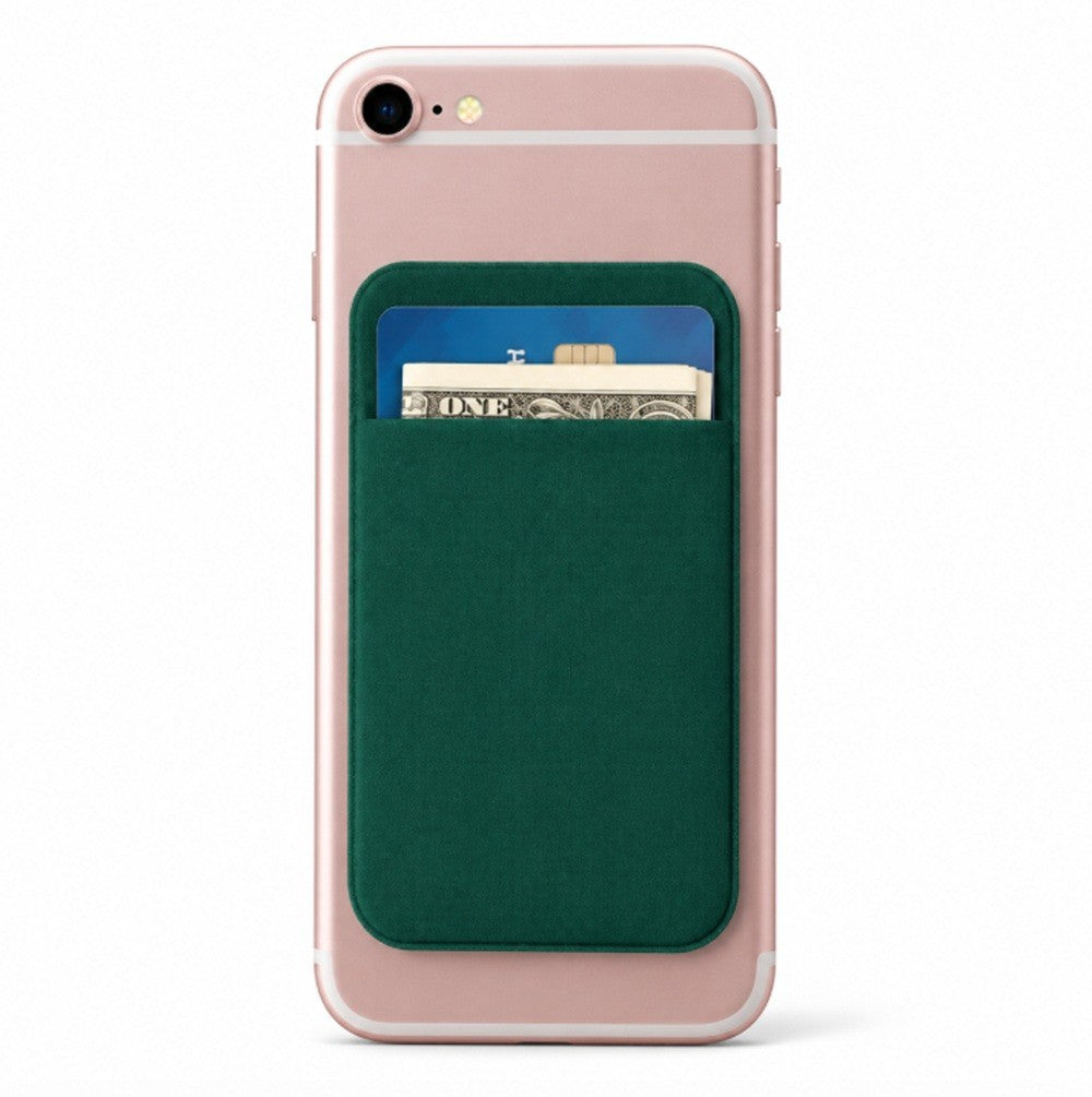 Stick on Phone Wallet Card Holder Slim Adhesive Pocket for Iphone Smart Phone
